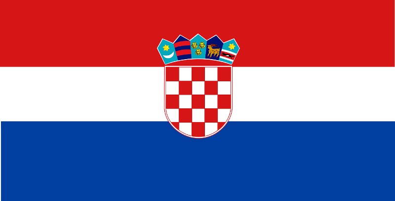 クロアチア国旗の画像